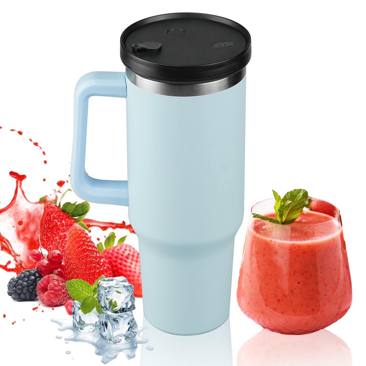oriday Large Capacity Juice Cup, Ice Crushing, Portable Multi-function Electric Juicer, Dondong Cup, Wireless Fresh Juice On-the-Go, Outdoor and Home Use, Eastern Good Product