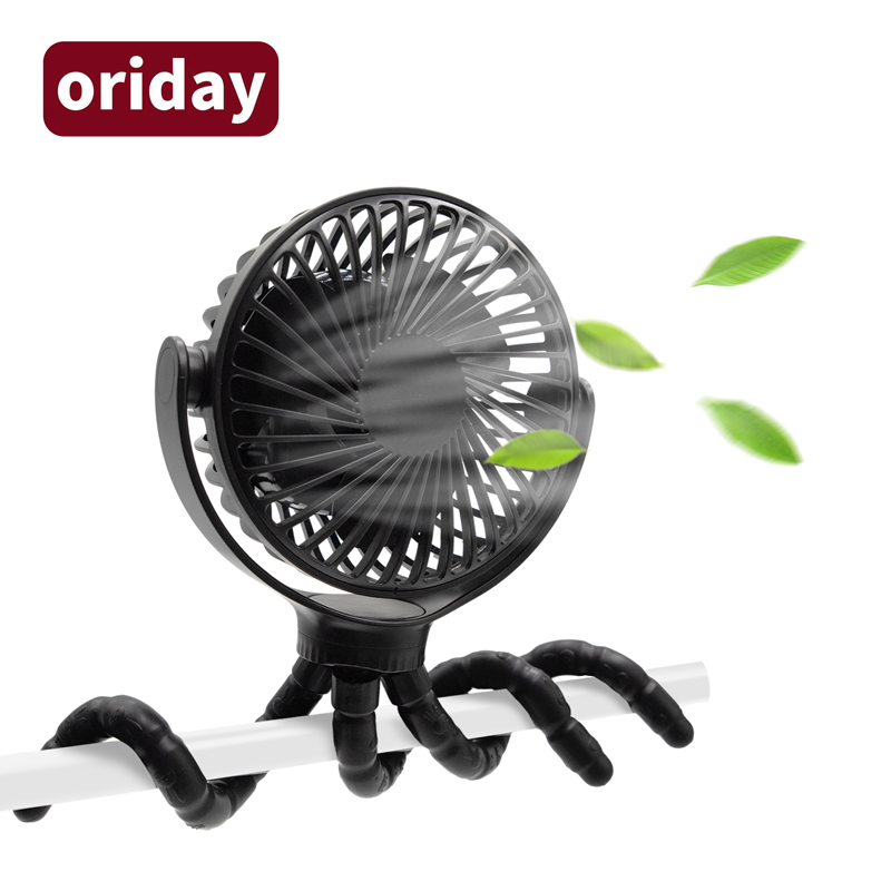 【Multifunctional Silent Fan | 360° Rotation + Hanging or Standing】3 Wind Speeds・Detachable for Cleaning・Built-in Battery・Brushless Silent Motor・Ideal for Camping, Dorms, Kitchen, Home & Outdoor Use – Oriday