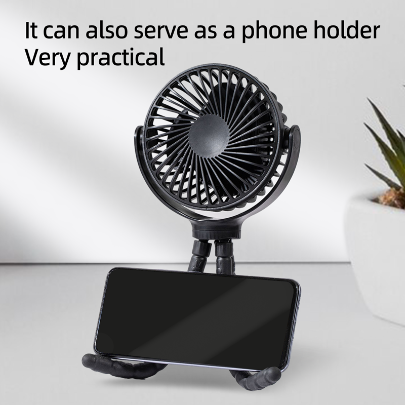 【Multifunctional Silent Fan | 360° Rotation + Hanging or Standing】3 Wind Speeds・Detachable for Cleaning・Built-in Battery・Brushless Silent Motor・Ideal for Camping, Dorms, Kitchen, Home & Outdoor Use – Oriday