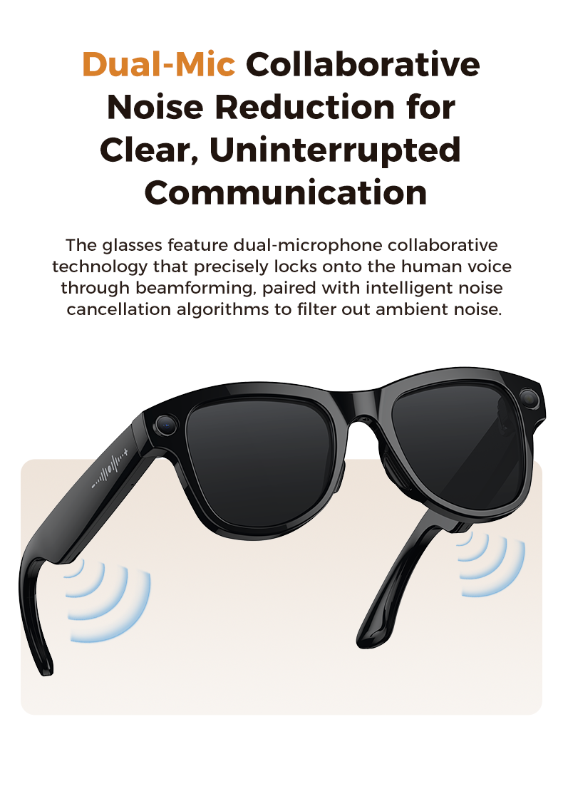 oriday New AI Smart Glasses | Instant Translation + Object Recognition + 4K HD Recording — Smart Wearable Technology