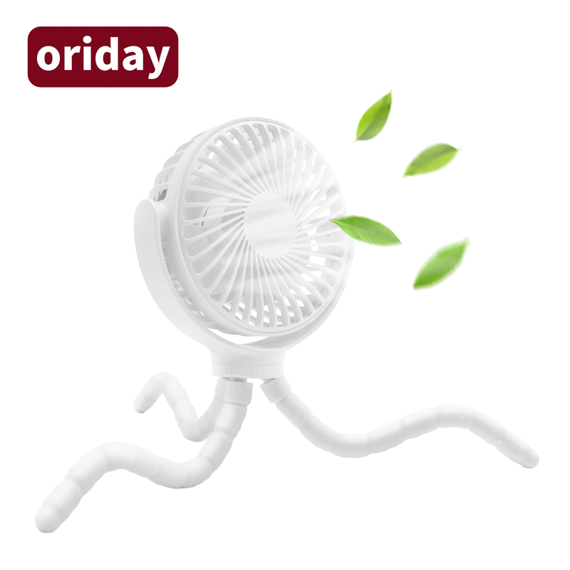 【Multifunctional Silent Fan | 360° Rotation + Hanging or Standing】3 Wind Speeds・Detachable for Cleaning・Built-in Battery・Brushless Silent Motor・Ideal for Camping, Dorms, Kitchen, Home & Outdoor Use – Oriday