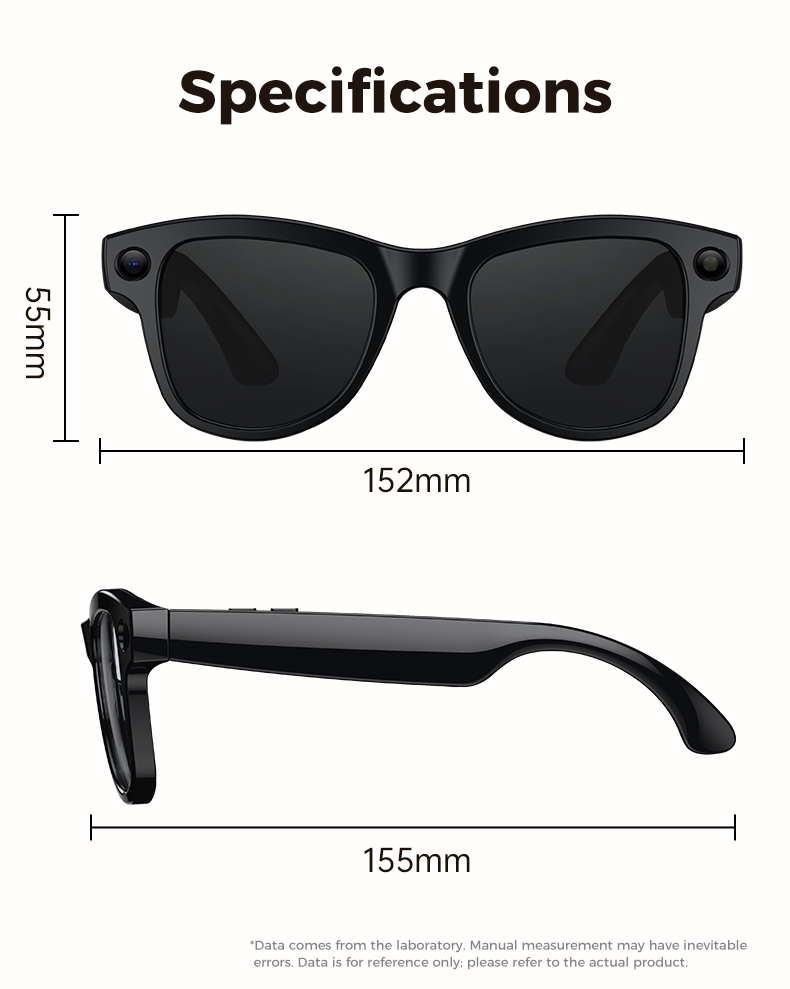 oriday New AI Smart Glasses | Instant Translation + Object Recognition + 4K HD Recording — Smart Wearable Technology
