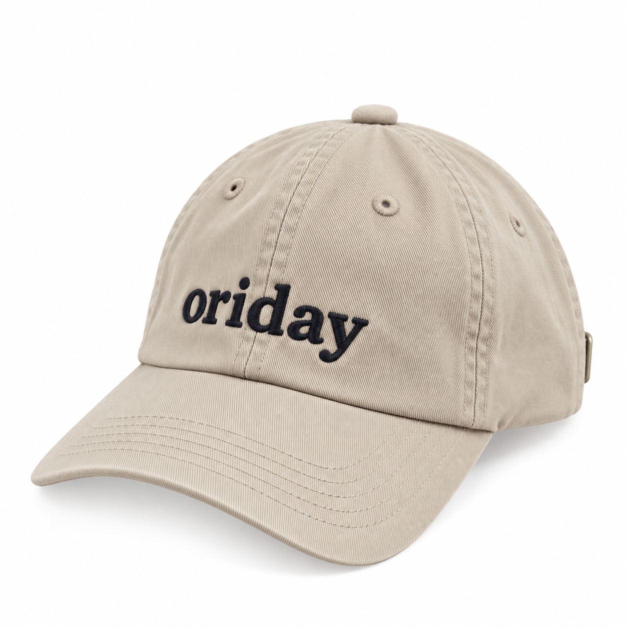 ORIDAY 3D Letter Embroidered Baseball Cap | Casual Everyday & Streetwear Style | Available in 5 Colors | Gray Washed Distressed Design
