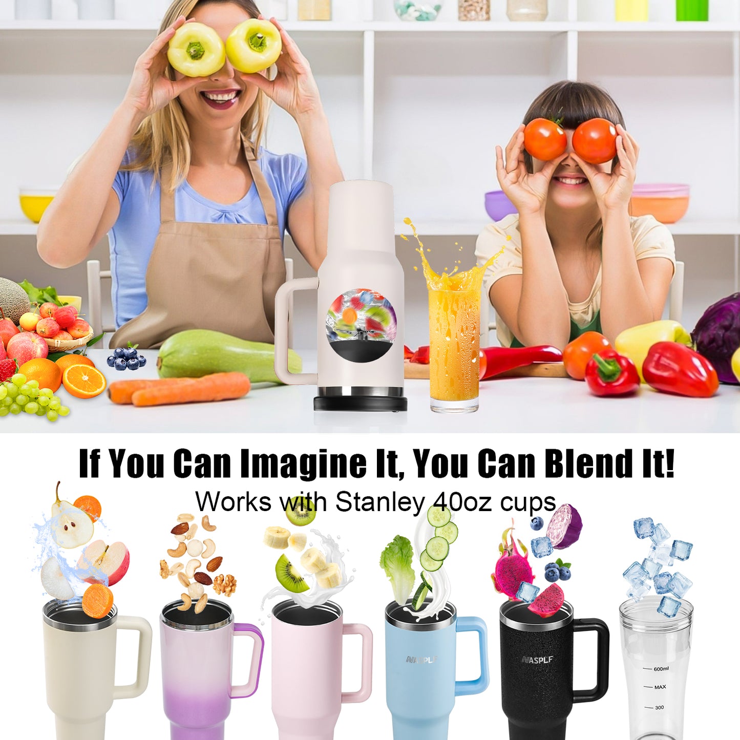 oriday Large Capacity Juice Cup, Ice Crushing, Portable Multi-function Electric Juicer, Dondong Cup, Wireless Fresh Juice On-the-Go, Outdoor and Home Use, Eastern Good Product