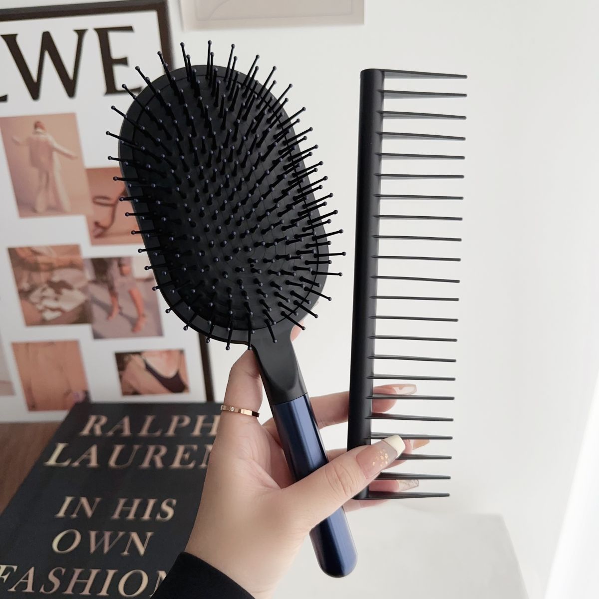 【某有名ブランド風】エアクッションマッサージブラシギフトセット|スタイリング+ヘアケア2 in 1|在庫あり|誕生日プレゼント / 毎日のヘアケアに必須のセット