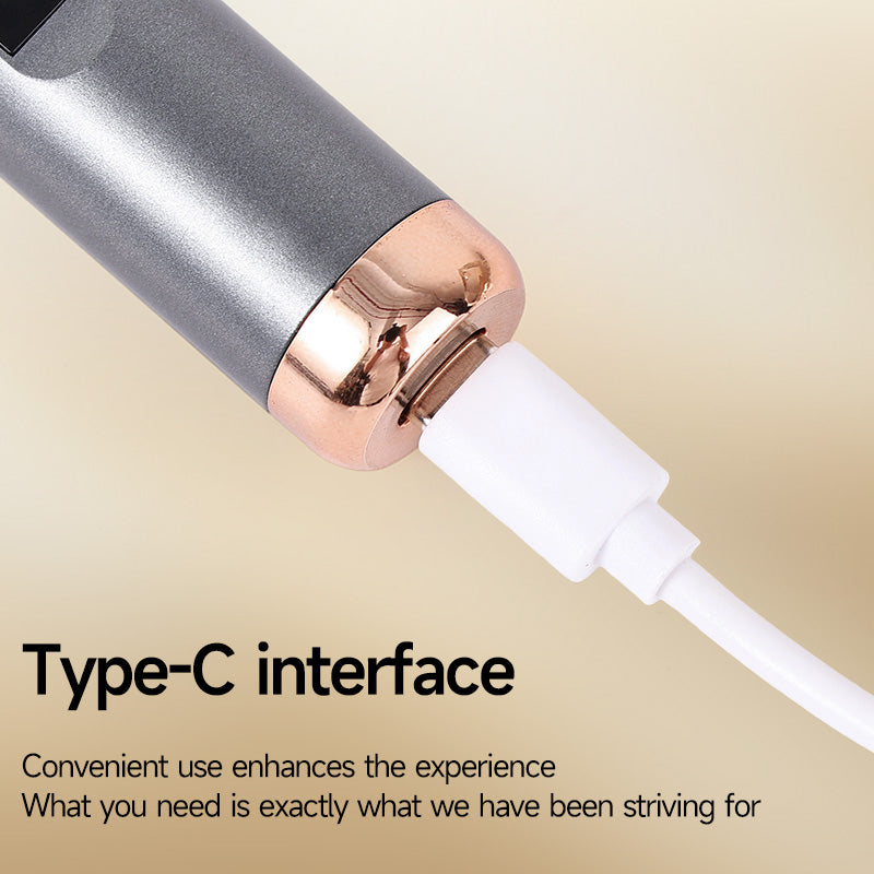 Oriday Smart Nail and Nail Care Device - High-speed Low-noise Gear Shift, Ceramic Grinding Head, LCD Display | Reversible Operation, Multi-functional Grinding Heads to Meet Daily Nail Care Needs | 90-Minute Battery Life, Type-C Charging