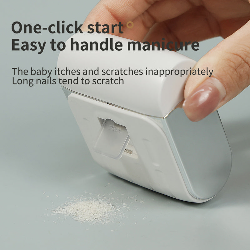 Oriday智能修甲器電動指甲刀- 剪磨一體,3檔可選,單手輕鬆操作 | 甲屑收納倉設計,乾淨衛生,低噪音設計 | Type-C充電,90分鐘持久續航