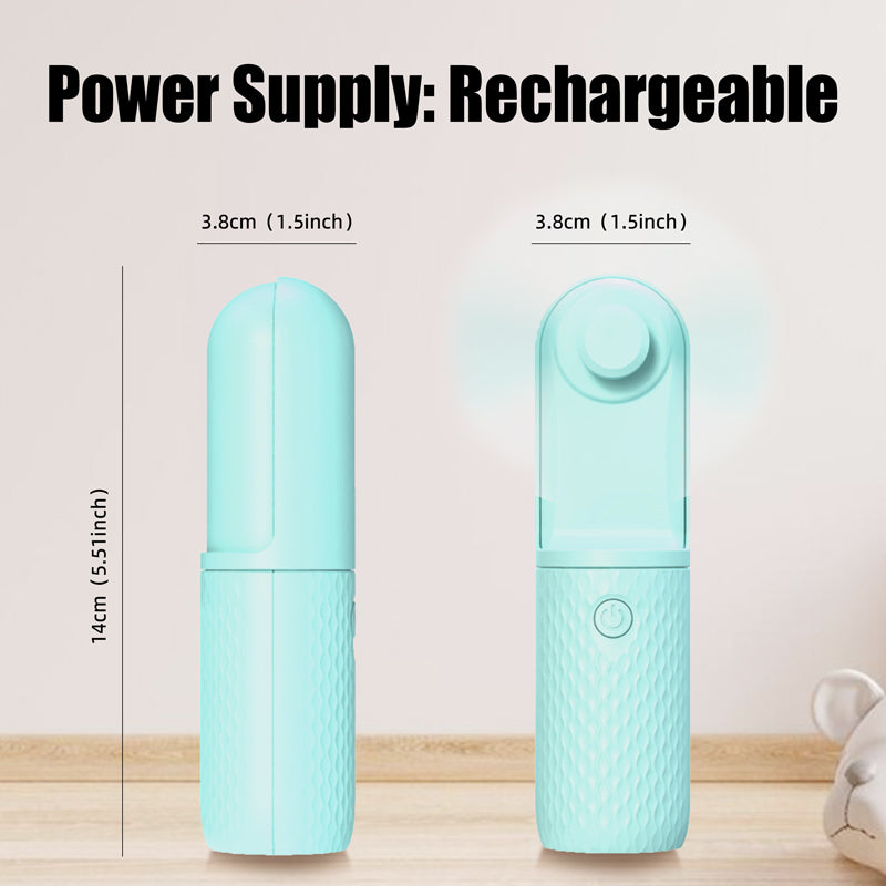 oriday Handheld mini fan portable pocket fan for students small rechargeable ultra-quiet USB foldable with ultra-long battery life for indoor and outdoor use, office, dormitory, Eastern Good Products