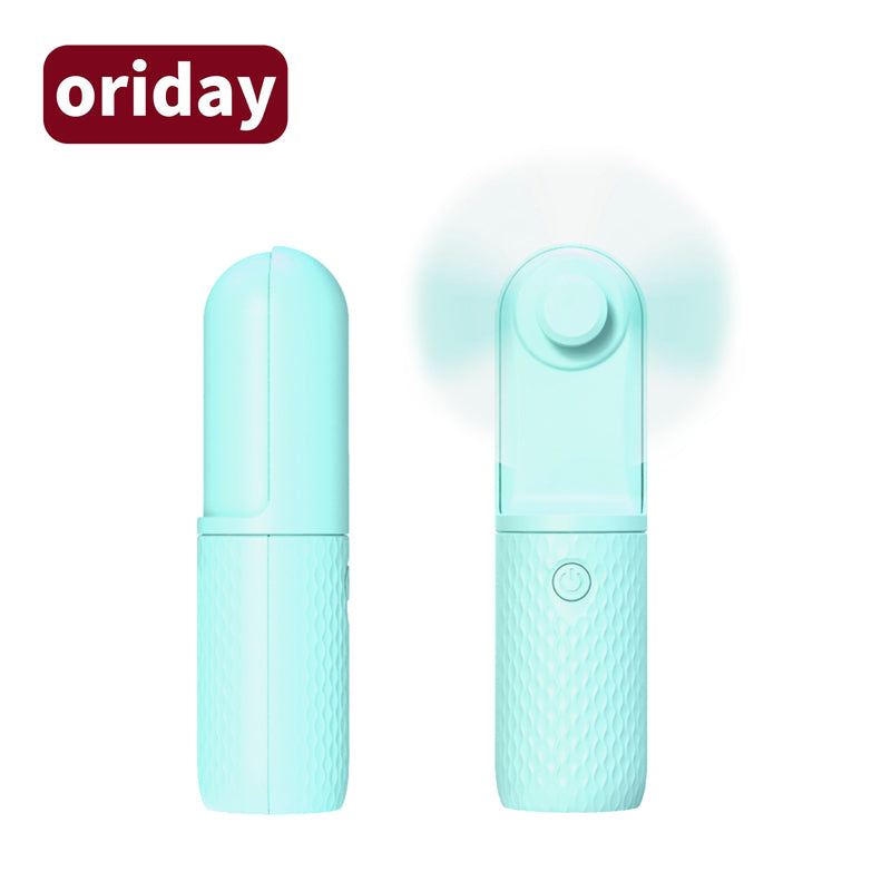 oriday Handheld mini fan portable pocket fan for students small rechargeable ultra-quiet USB foldable with ultra-long battery life for indoor and outdoor use, office, dormitory, Eastern Good Products