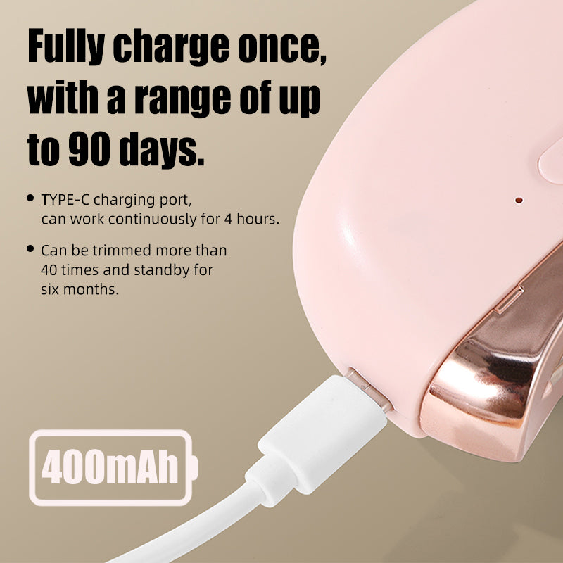 Oriday 電動剪磨指甲機|自動修甲器・充電式設計・成人/老人/小孩手腳兩用・厚指甲適用