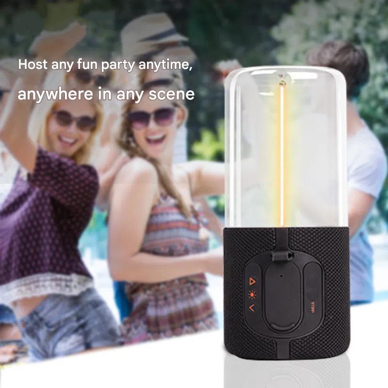 Oriday Bluetooth Speaker with Magnetic Floating Ambient Light – Music Table Lamp, Outdoor Speaker, Desktop Ornament, Birthday Gift, Premium Oriental Product