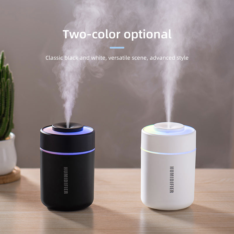 Oriday USB Humidifier | Large Mist Output with Colorful Ambient Light | Silent for Home Use, Perfect for Pregnant Women, Babies, and Bedrooms | Great Birthday Gift