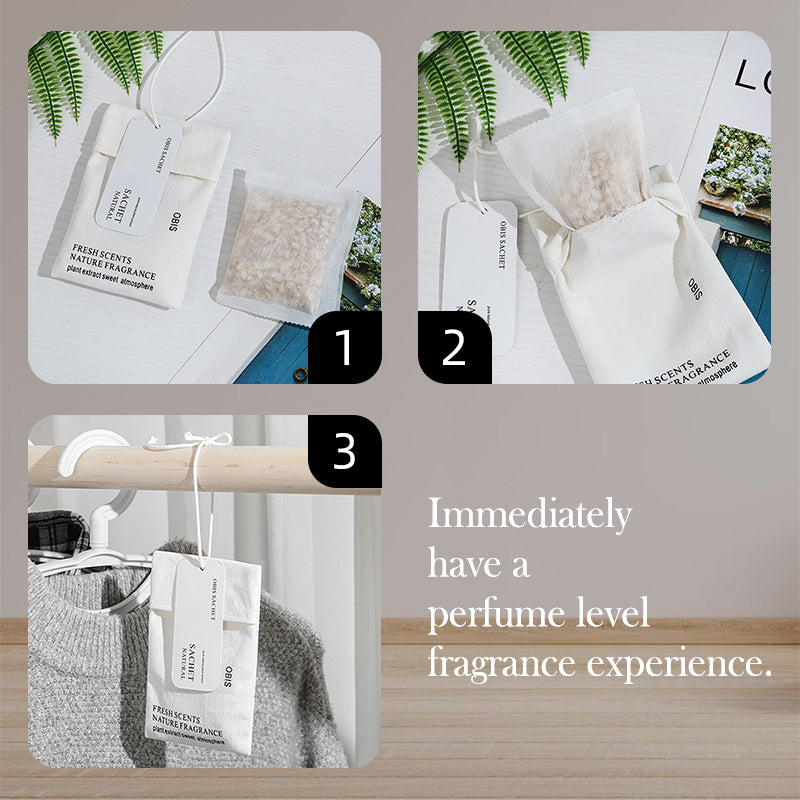 【In Stock】Multi-functional Long-lasting Fragrance Sachet|For Closet / Luggage / Car|Deodorizing & Moisture-Proof|Fresh and Natural Scent