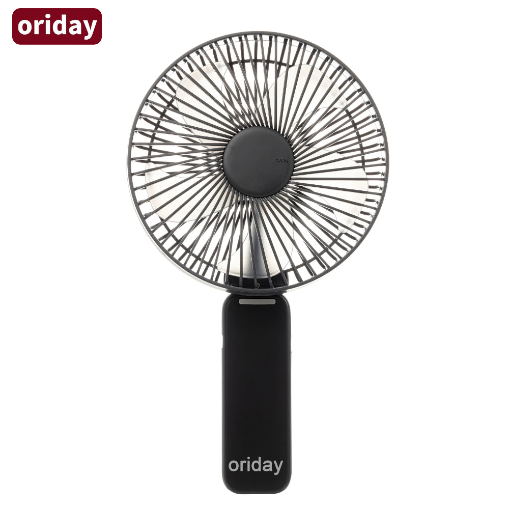 Oriday 多機能ハンディファン 折りたたみ式デスクファン 4段階風速調整 静音設計 3600mAh長持ちバッテリー Type-C急速充電 3WAY使用(手持ち・壁掛け・デスク用)