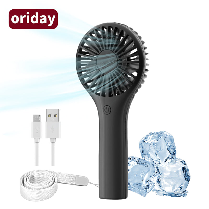 oriday Handheld Fan 2000mAh Battery Long-lasting, Quiet, Powerful Airflow, Portable, Compact, for Dormitory, Office, Home Use