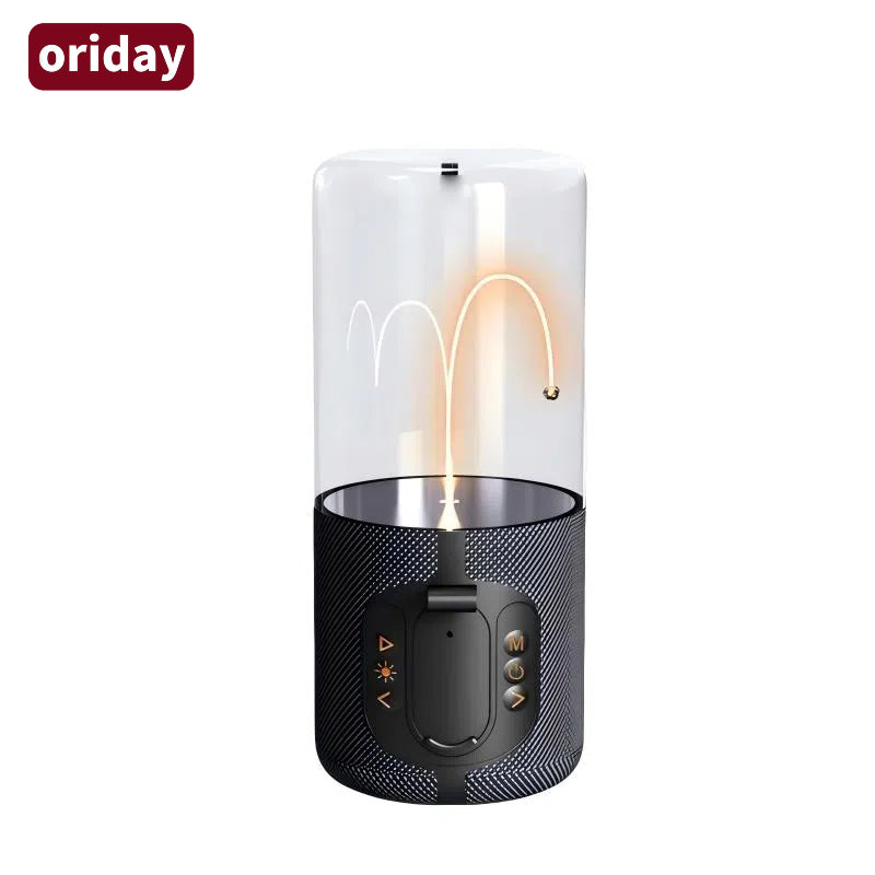 Oriday Bluetooth Speaker with Magnetic Floating Ambient Light – Music Table Lamp, Outdoor Speaker, Desktop Ornament, Birthday Gift, Premium Oriental Product