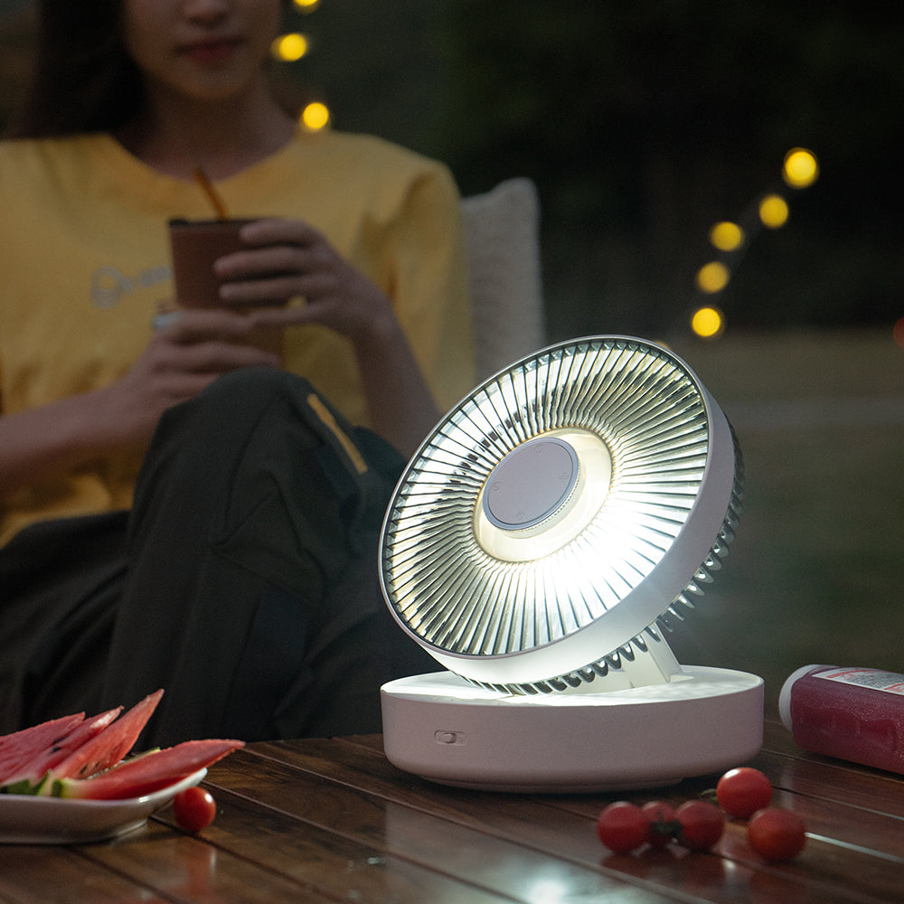 oriday genuine wall-mounted small fan shaking its head silent punch-free home office desk wireless charging smart remote control