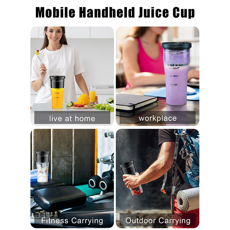 oriday大容量ジューサーカップ、氷を砕くことができる、ポータブル多機能電動ジューサーカップ、ドンドンカップ、ワイヤレス新鮮ジュース持ち運び用、アウトドア・家庭用、東洋の良品