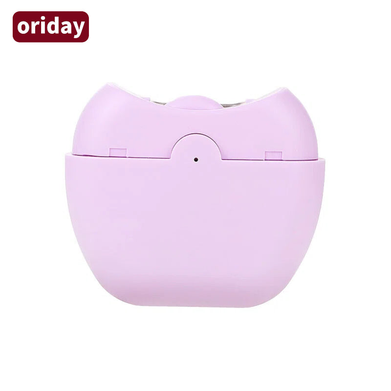 Oriday電動指甲刀磨甲器 - 剪磨一體設計,合金刀頭 & 三重安全防護 | 靜音減震設計,寶寶安睡中也能剪指甲 | 背部收納&燈光輔助