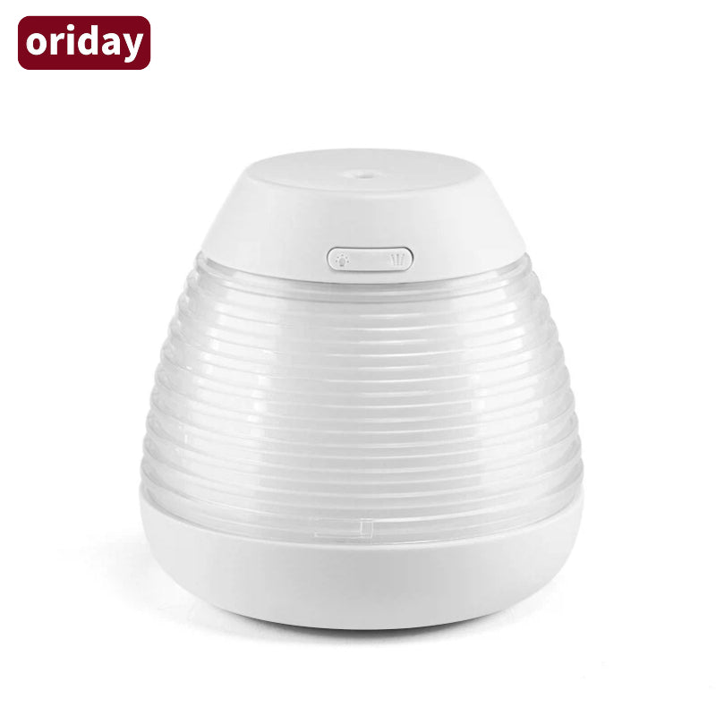 Oriday【加湿器おすすめ2025】松ぼっくり型クリエイティブアロマディフューザー|USB静音加湿・七色ライト・水不足自動電源オフ|オフィス・家庭用に最適