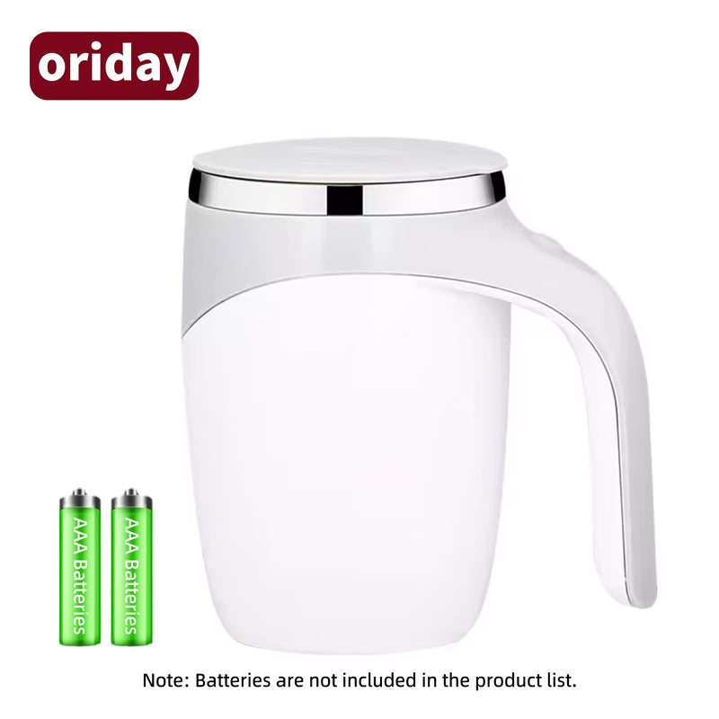 Oriday 新型全自動マグカップ|304ステンレス製電池式シェイカーカップ|オフィス用粉ミルク・コーヒーカップ|両親の日や誕生日のプレゼント