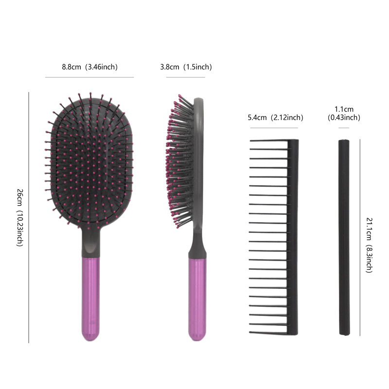 【某有名ブランド風】エアクッションマッサージブラシギフトセット|スタイリング+ヘアケア2 in 1|在庫あり|誕生日プレゼント / 毎日のヘアケアに必須のセット