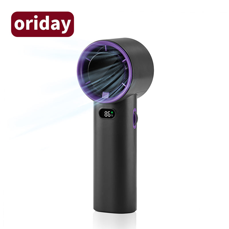 oriday High-Speed Handheld Fan 100 Levels, Ultra-Quiet Cooling, Large Capacity, Long-lasting Battery, Durable, Powerful, Portable, for Home, Desk, Dormitory, Office, Travel, Eastern Good