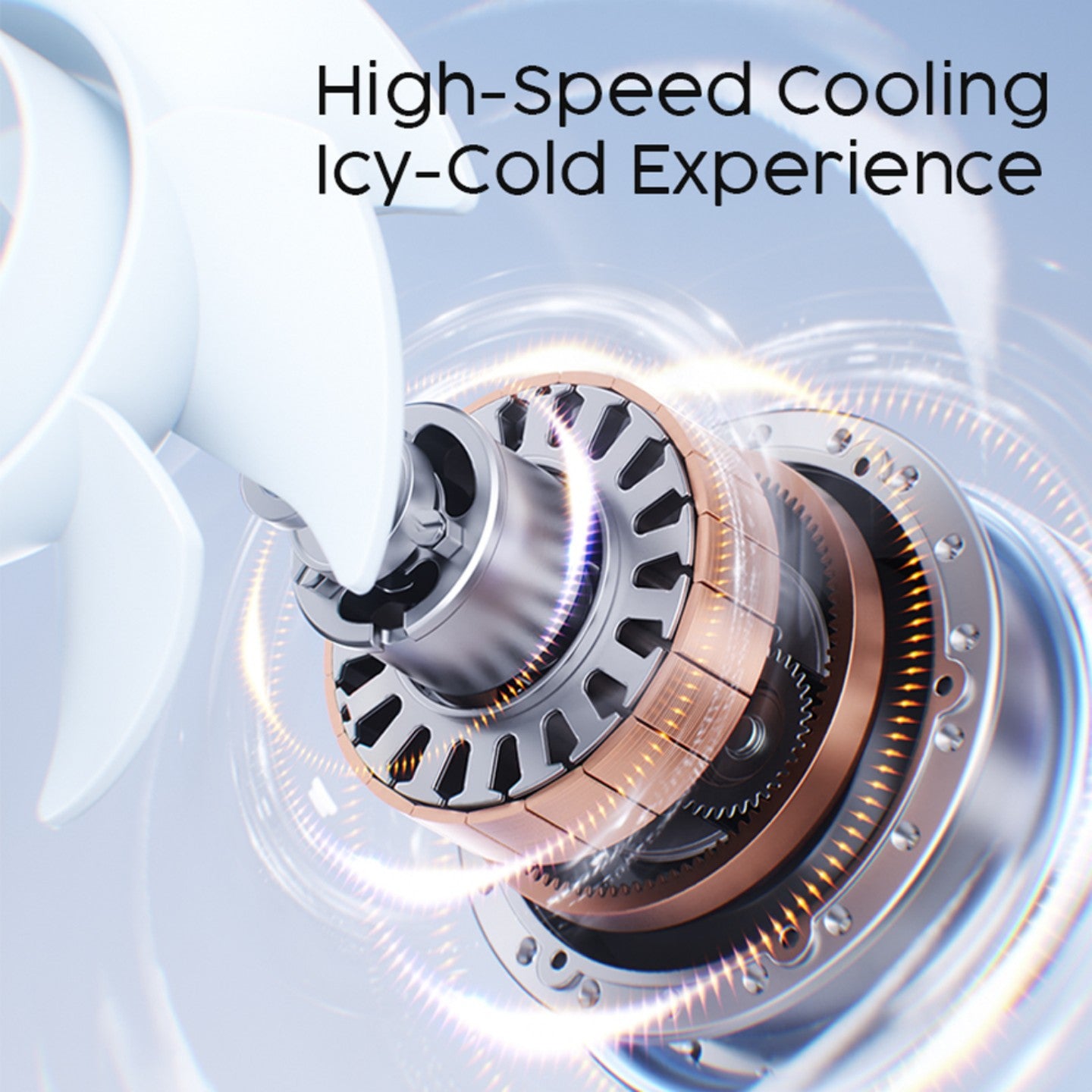 oriday便攜手持風扇｜無刷電機+100檔無極調速｜半導體制冷冰瓷降溫｜4000mAh續航13小時｜LED數顯 | 262g超輕便攜