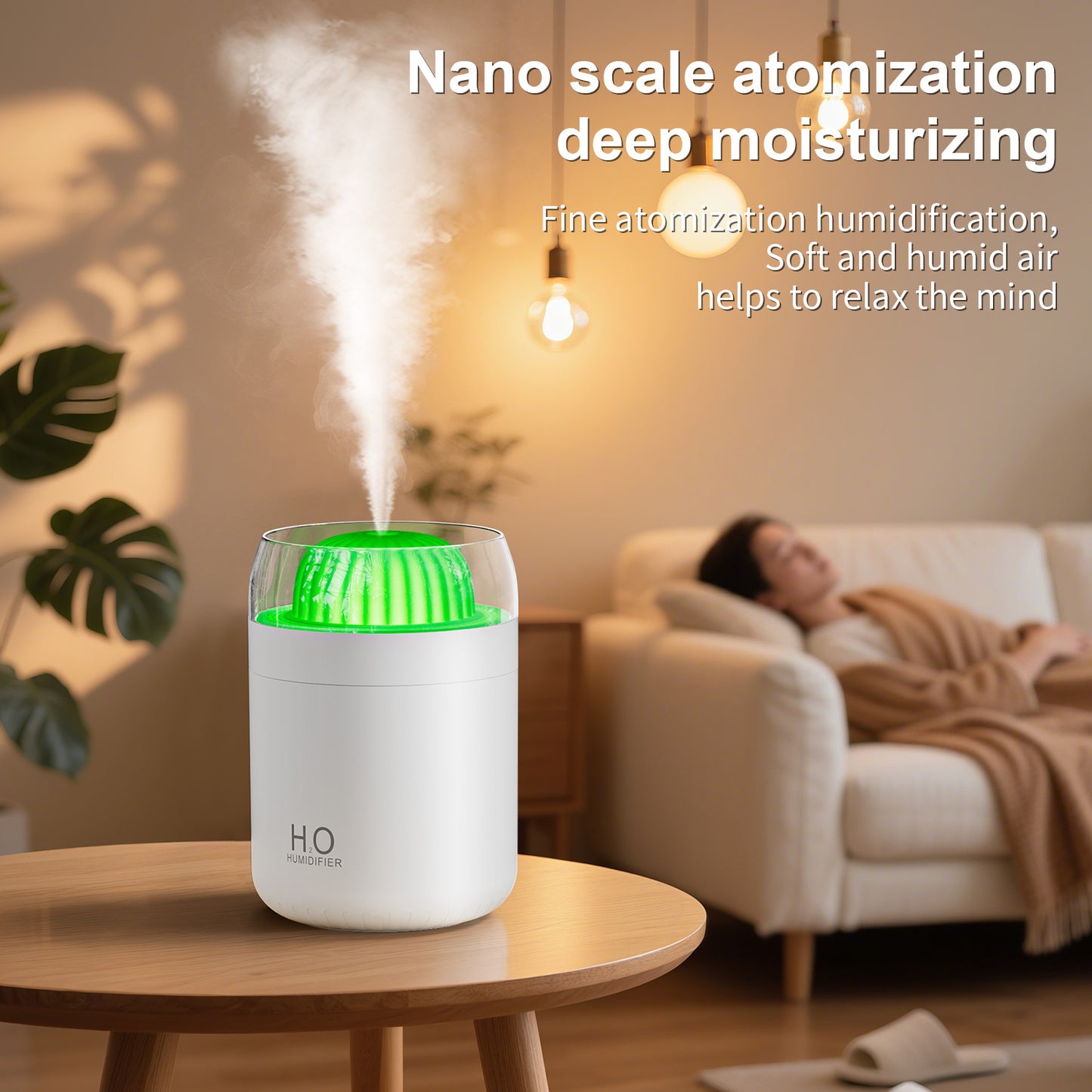 Oriday仙人掌加溼器USB家用靜音大噴霧空調臥室辦公室補水香薰東方良品