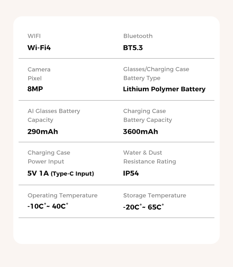 oriday新款AI 智能拍攝眼鏡｜即時翻譯＋物件識別＋4K高清錄影 — 香港熱賣智能穿戴
