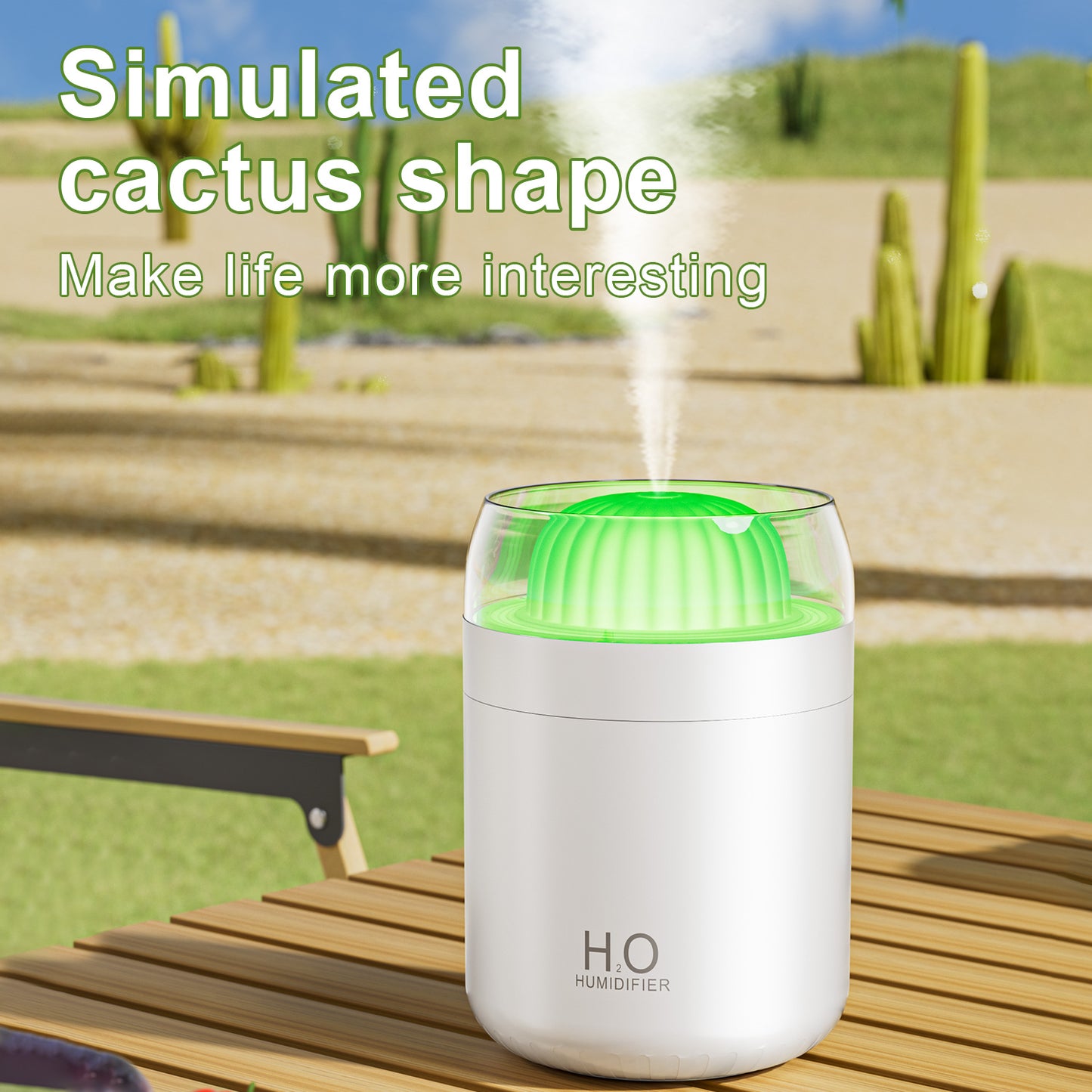 Oriday仙人掌加溼器USB家用靜音大噴霧空調臥室辦公室補水香薰東方良品