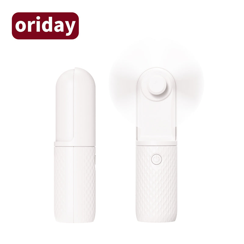 oriday Handheld mini fan portable pocket fan for students small rechargeable ultra-quiet USB foldable with ultra-long battery life for indoor and outdoor use, office, dormitory, Eastern Good Products