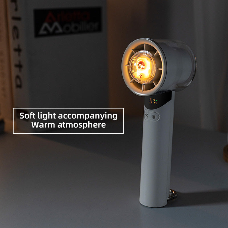 Oriday handheld high-speed fan, USB rechargeable, portable, 100-level adjustable, ideal for students – mini cooling miracle – Dongfang Liangpin
