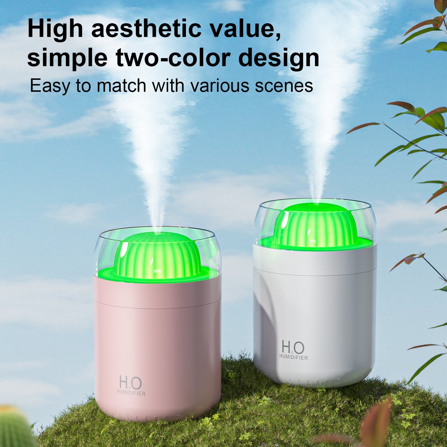 Oriday仙人掌加溼器USB家用靜音大噴霧空調臥室辦公室補水香薰東方良品