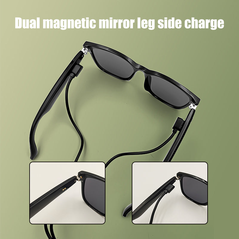 "Oriday Smart Bluetooth Glasses with Polarized Lenses, Wireless Headphones, Hands-Free Calling for Driving, High-Tech, Compatible with Apple and Android, Unisex, for Mobile Phones, Gaming, Meetings, Fishing, Traveling, and Driving."
