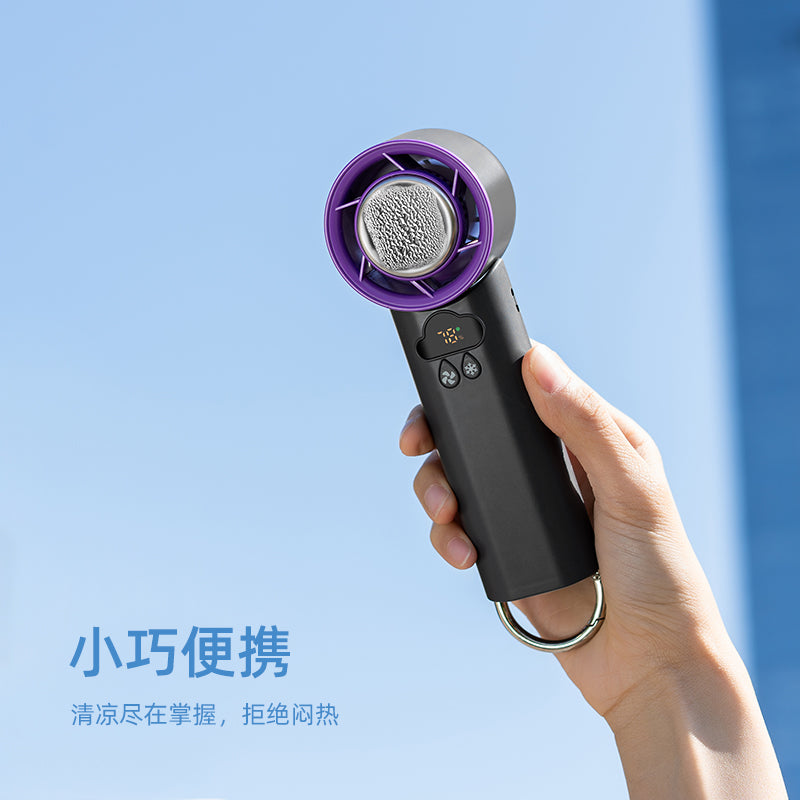 Oriday handheld cooling fan, rechargeable, portable personal cooling device, mini and silent with strong wind power, ideal for office, desktop, students, dormitory, and home use – Dongfang Liangpin