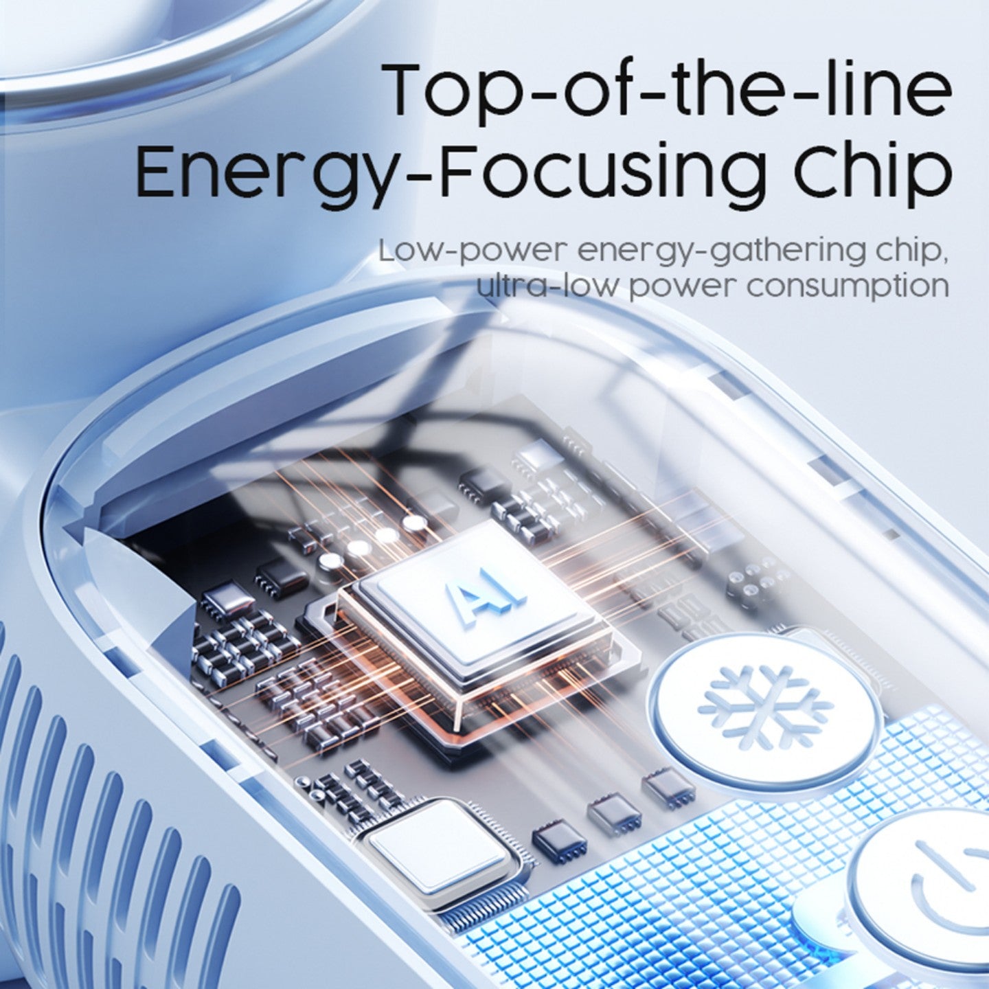 oriday便攜手持風扇｜無刷電機+100檔無極調速｜半導體制冷冰瓷降溫｜4000mAh續航13小時｜LED數顯 | 262g超輕便攜