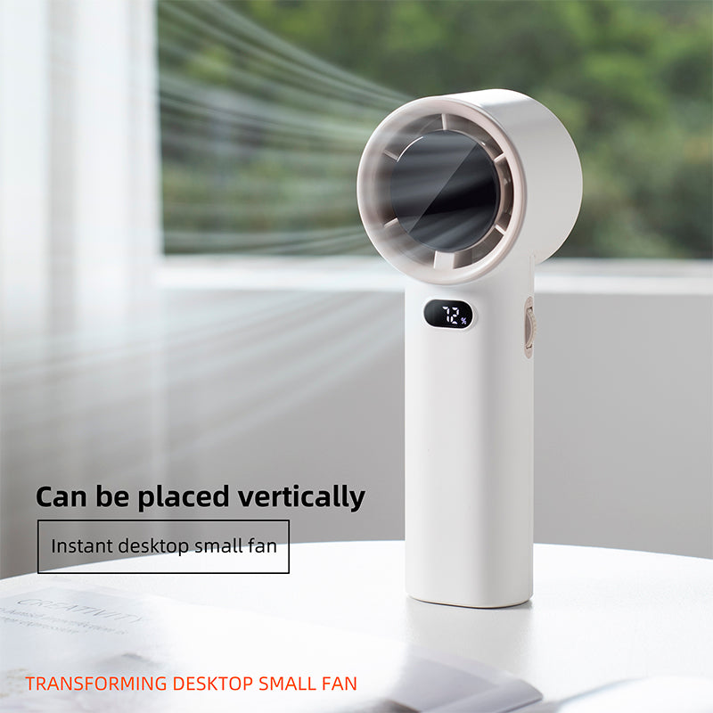 oriday High-Speed Handheld Fan 100 Levels, Ultra-Quiet Cooling, Large Capacity, Long-lasting Battery, Durable, Powerful, Portable, for Home, Desk, Dormitory, Office, Travel, Eastern Good
