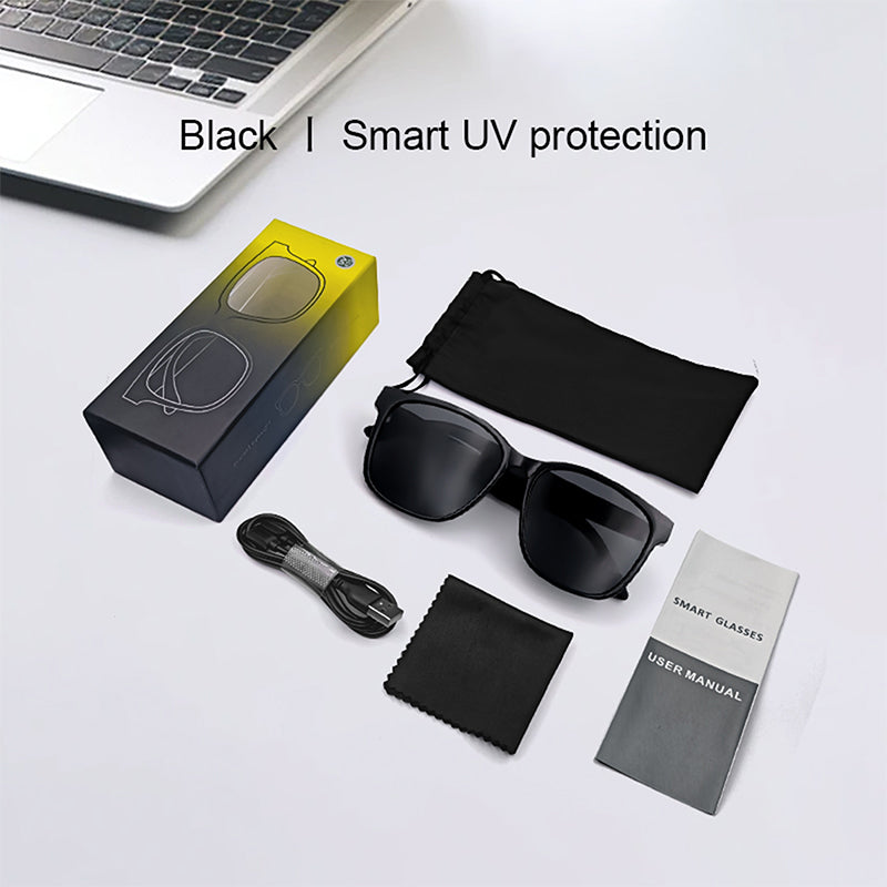 "Oriday Smart Bluetooth Glasses with Polarized Lenses, Wireless Headphones, Hands-Free Calling for Driving, High-Tech, Compatible with Apple and Android, Unisex, for Mobile Phones, Gaming, Meetings, Fishing, Traveling, and Driving."
