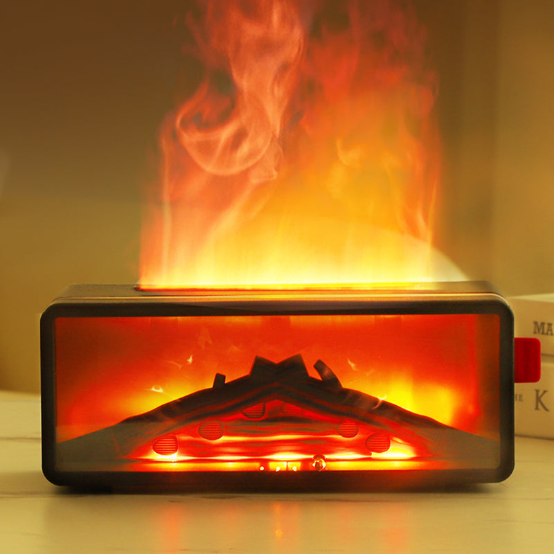 【Flame Aroma Diffuser｜Realistic Flame + High-Frequency Mist】Oriday 7-Color Night Light・Essential Oils Fragrance・Remote Timer Control・Auto Shut-Off When Water Is Low・For Bedroom & Home Use by Oriday
