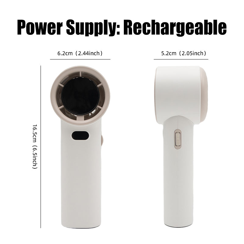 oriday High-Speed Handheld Fan 100 Levels, Ultra-Quiet Cooling, Large Capacity, Long-lasting Battery, Durable, Powerful, Portable, for Home, Desk, Dormitory, Office, Travel, Eastern Good