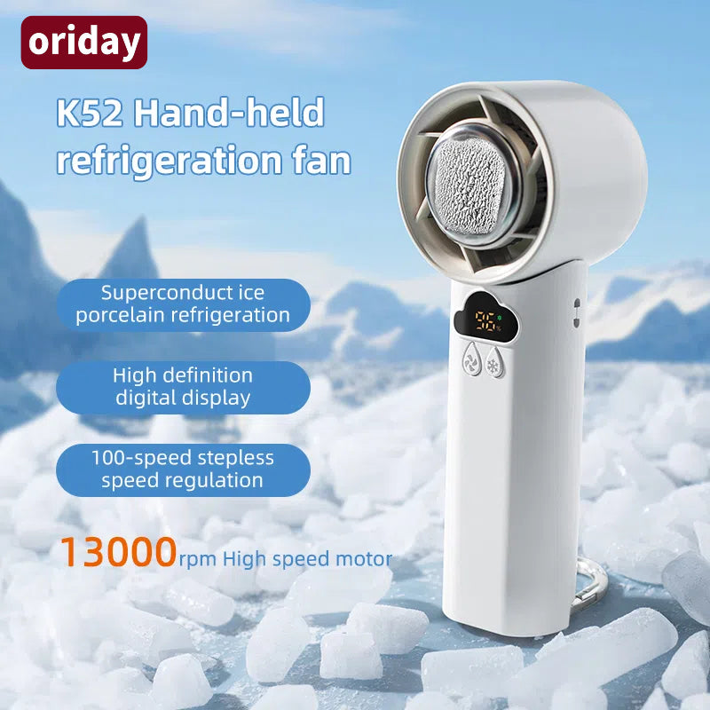 Oriday handheld cooling fan, rechargeable, portable personal cooling device, mini and silent with strong wind power, ideal for office, desktop, students, dormitory, and home use – Dongfang Liangpin