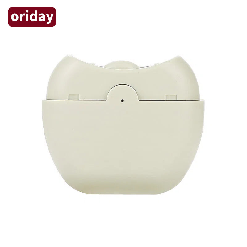 Oriday電動指甲刀磨甲器 - 剪磨一體設計，合金刀頭 & 三重安全防護 | 靜音減震設計，寶寶安睡中也能剪指甲 | 背部收納＆燈光輔助