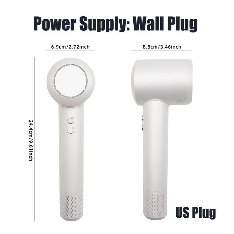Oriday 高速負離子風筒｜靜音速乾吹風機・大風力大功率・USB充電便攜款・學生／家用／宿舍適用・送禮推薦